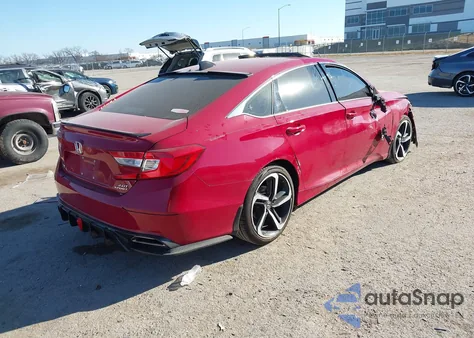 2021 Honda Accord Sport 2.0T из США, поврежденный, VIN 1HGCV2F38MA012569